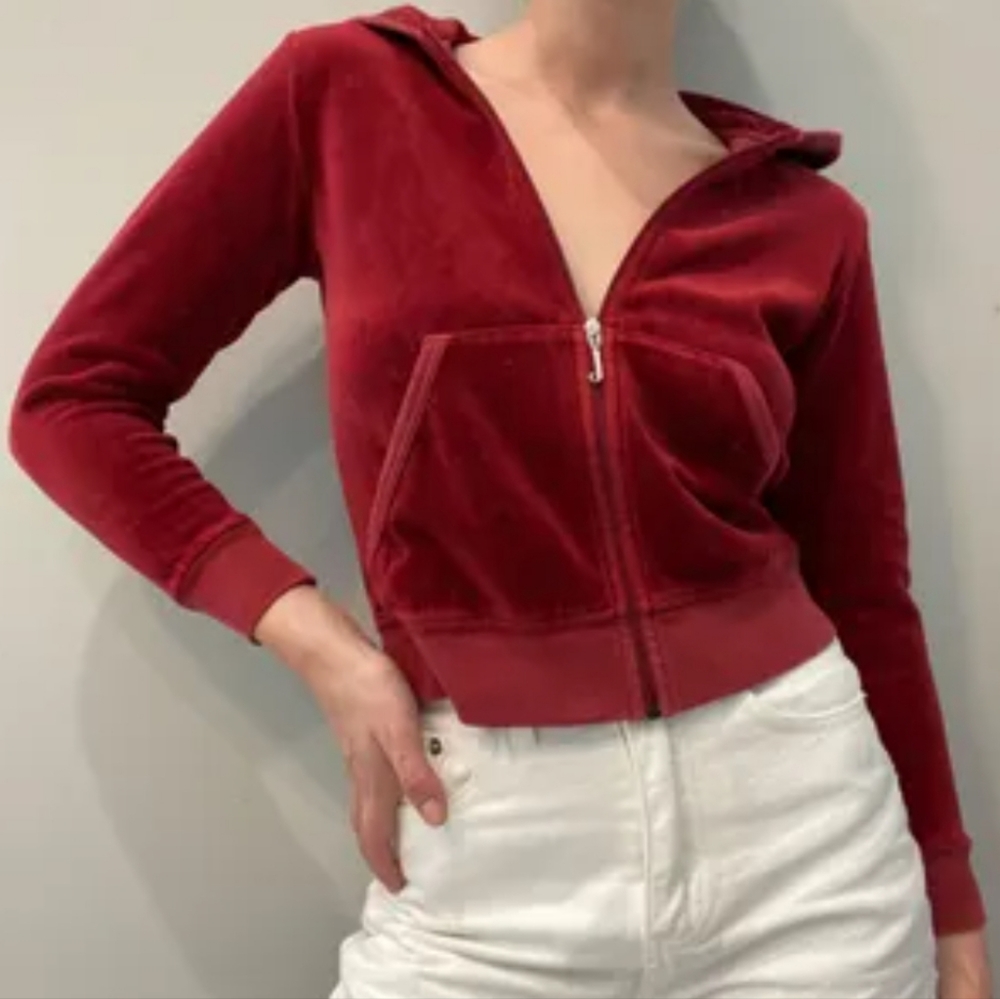 Juicy Couture Red Hoodie